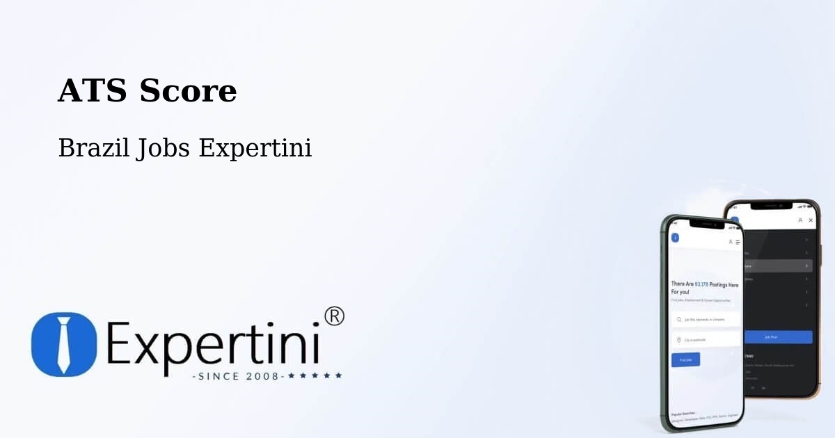 Resume ATS Score & Job Description Match Tool – Inhapim - Brazil Jobs Expertini