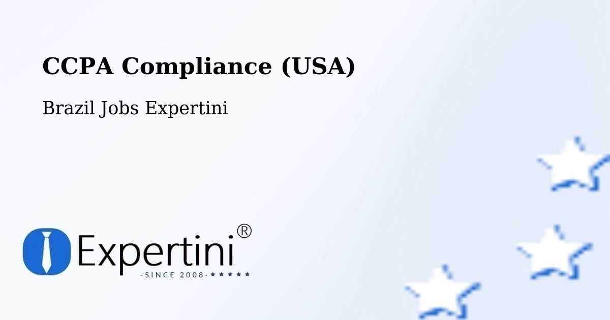 CCPA Privacy Rights & Compliance Notice – Inhapim - Brazil Jobs Expertini