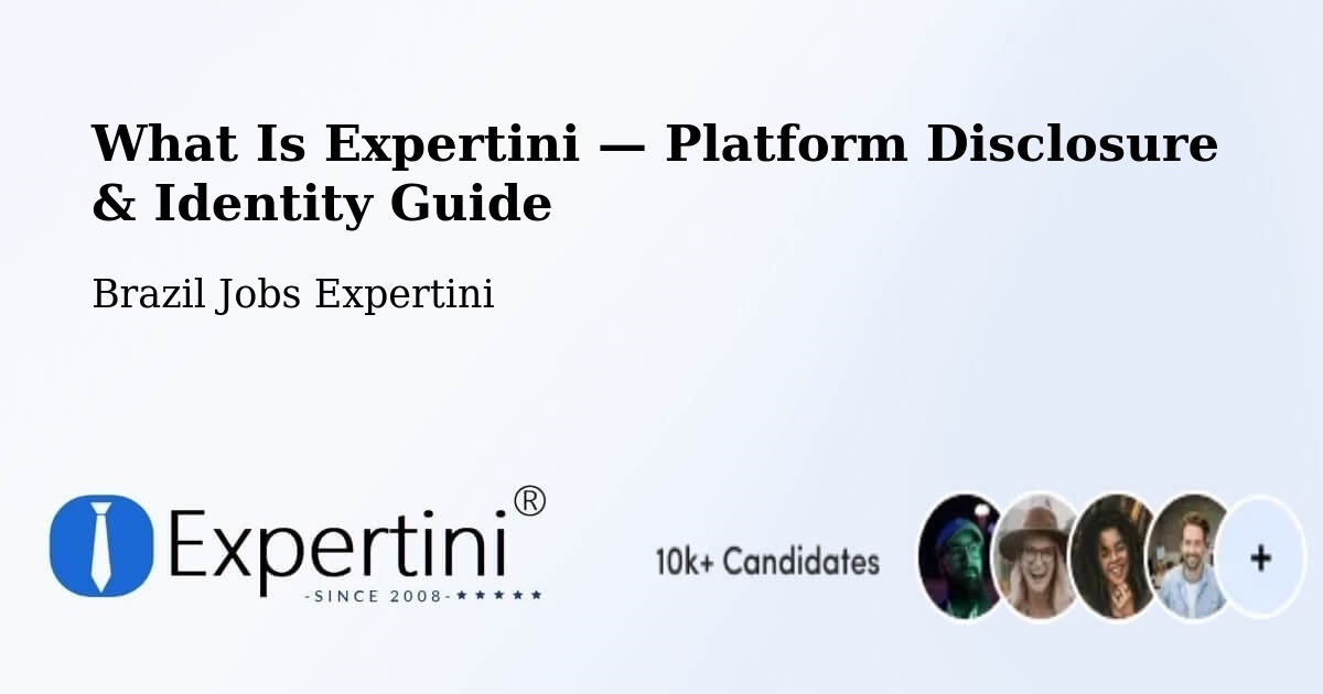 What Is Expertini — Platform Disclosure & Identity Guide – Inhapim